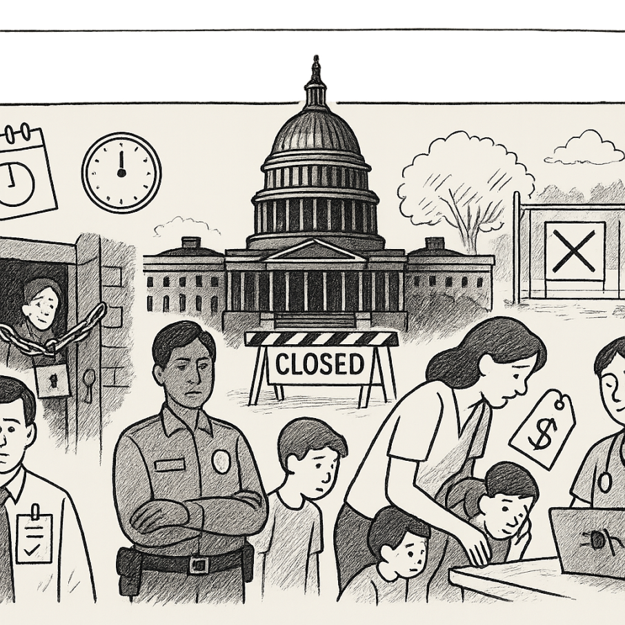 स्वास्थ्य विवादले सरकार बन्द: अत्याबश्यकिय सेवा मात्र सुचारू